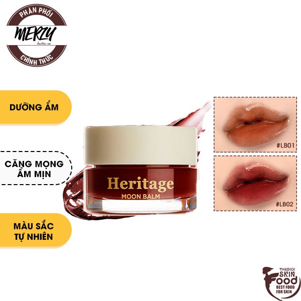 Son Dưỡng Có Màu Dưỡng Ẩm Môi Hiệu Quả Merzy The Heritage All Day Lip Care 4g