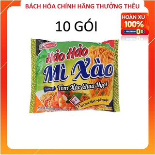 Lốc 10 gói Mì Hảo Hảo xào chua ngọt gói 75g