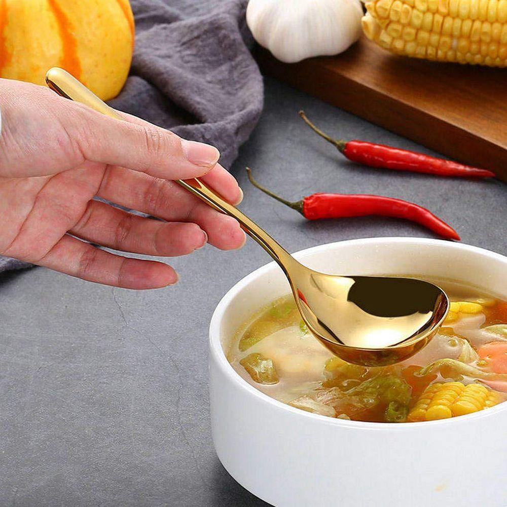 Muỗng Múc Canh Bằng Thép Không Gỉ Thiết Kế Sáng Tạo