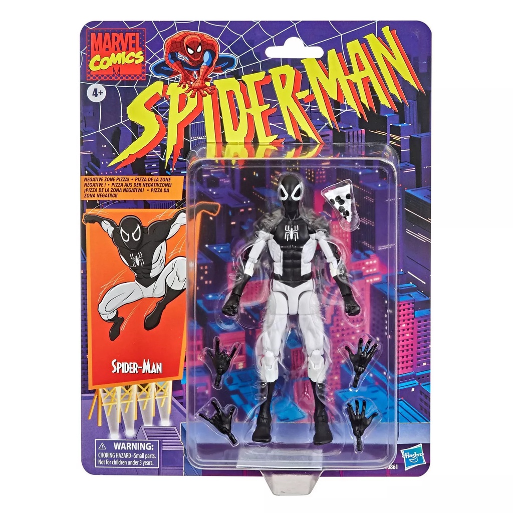 Spider-Man Negative SuitMô hình Hasbro ϟMarvel Legends Series 6-inchϟ Spider-Man Vintage Collection - Target Exclusive