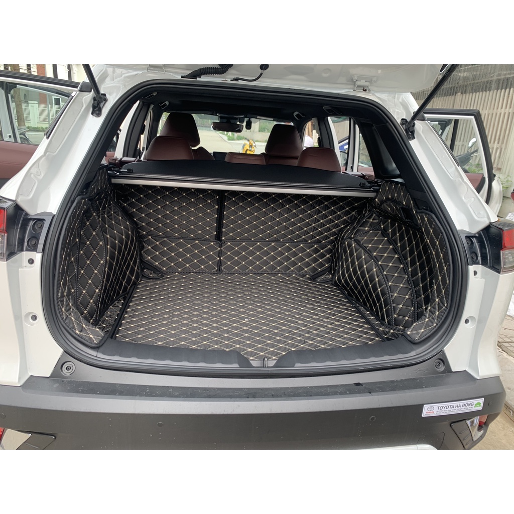 Lót cốp xe Toyota Corolla Cross - Thảm da Pu cao cấp, chống nước, chống xước