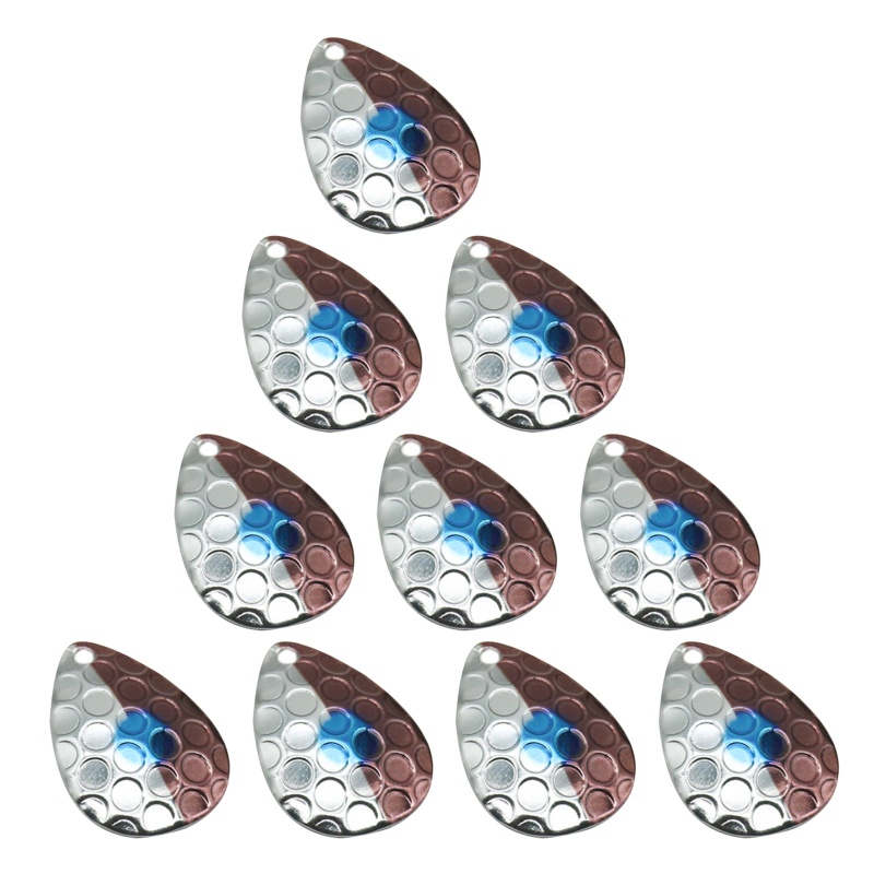 Set 10 Mồi Câu Cá Nhân Tạo Có Thể Xoay DIY Tiện Dụng