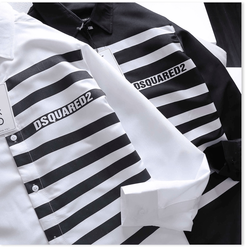 Áo sơ mi in thêu kẻ sọc ngang cực đẹp , hot , kiểu hàn quốc KME FASHION