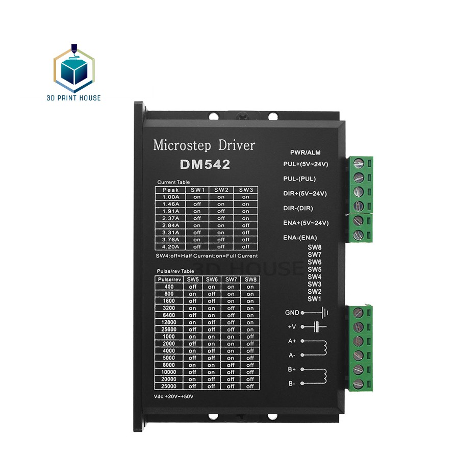 Driver Điều Khiển Động Cơ Bước DM542 Dòng 4.2A