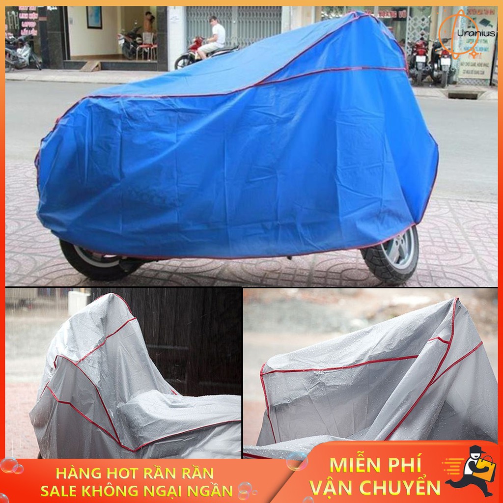 [CHUYÊN sỉ lẻ Bạt phủ xe máy che nắng mưa chắn bụi, tấm chùm xe chống thấm chống xước, bạt hoa văn