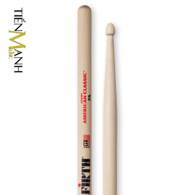 [Chính Hãng] Dùi Trống Vic Firth 7A - American Classic Hickory Drumsticks