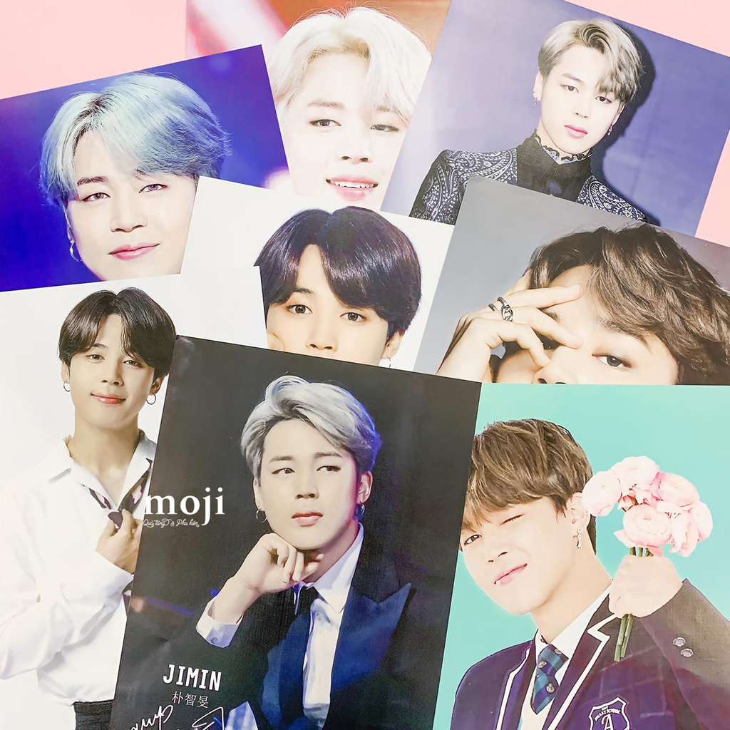 SET 8 Poster BTS, JUNGKOOK, V, JIMIN, SUGA, JIN, JHOPE, RAPMON - Có in theo yêu cầu