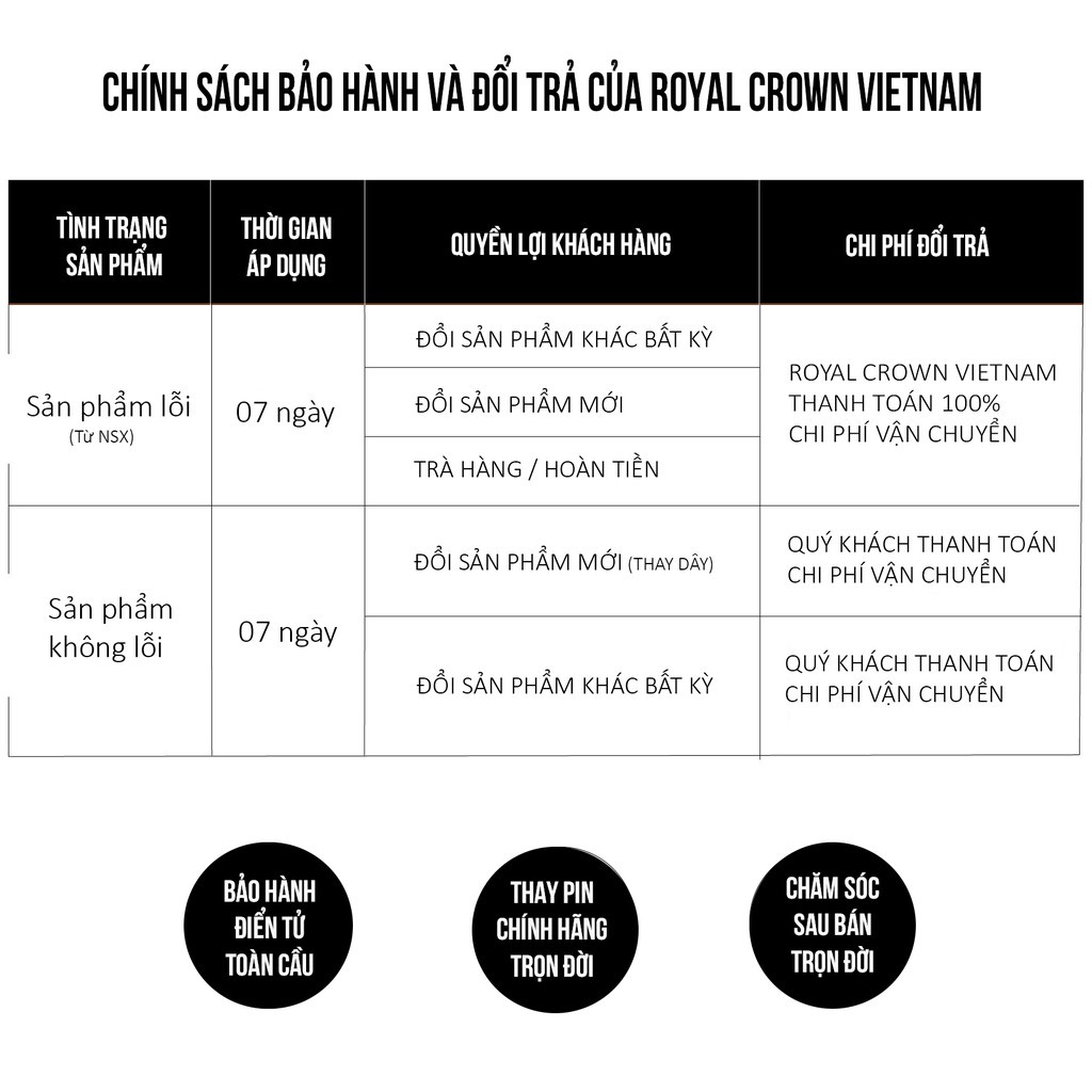 Đồng Hồ Nữ Chính Hãng Royal Crown 2606L Jewerry