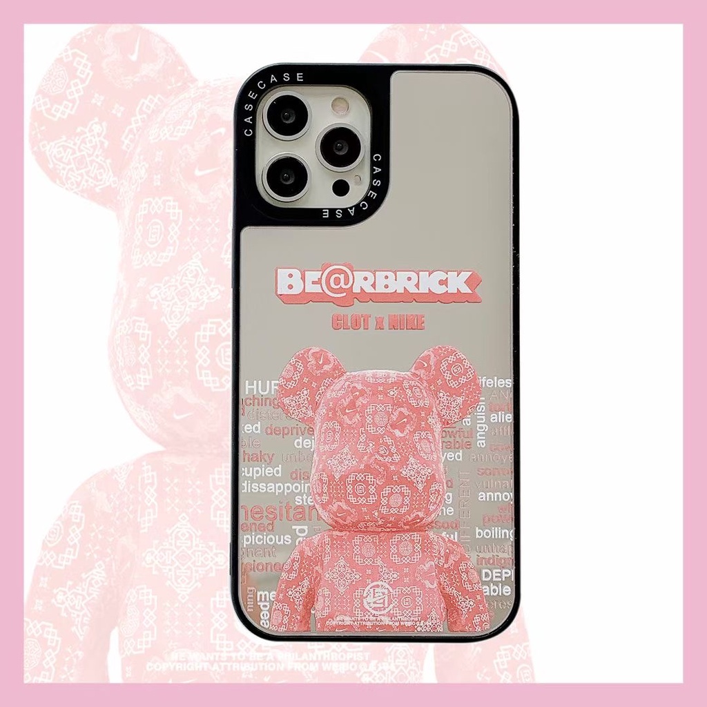 Sang Trọng Ốp Điện Thoại Mặt Gương In Hình Gấu Thời Trang Cho Iphone 12pro Max 12mini 11pro Max Xs Max Xr Se 2020 7 8 Plus | BigBuy360 - bigbuy360.vn