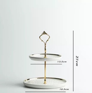 Khay bánh 2 tầng