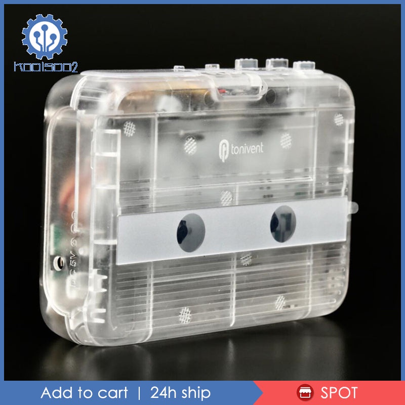 ✨Hàng sẵn sàng✨Portable Bluetooth Cassette Player Tape Player with Battery USB Power Supply