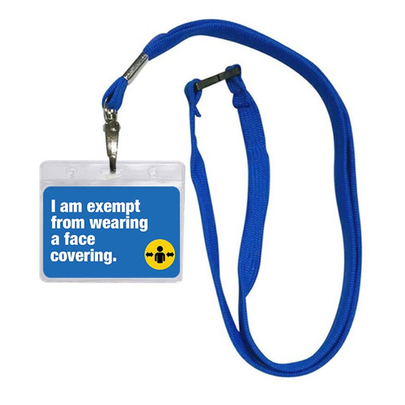 Bộ Dây Đeo Thẻ Exemption Ẩn Mặt Cứng Tiện Dụng
