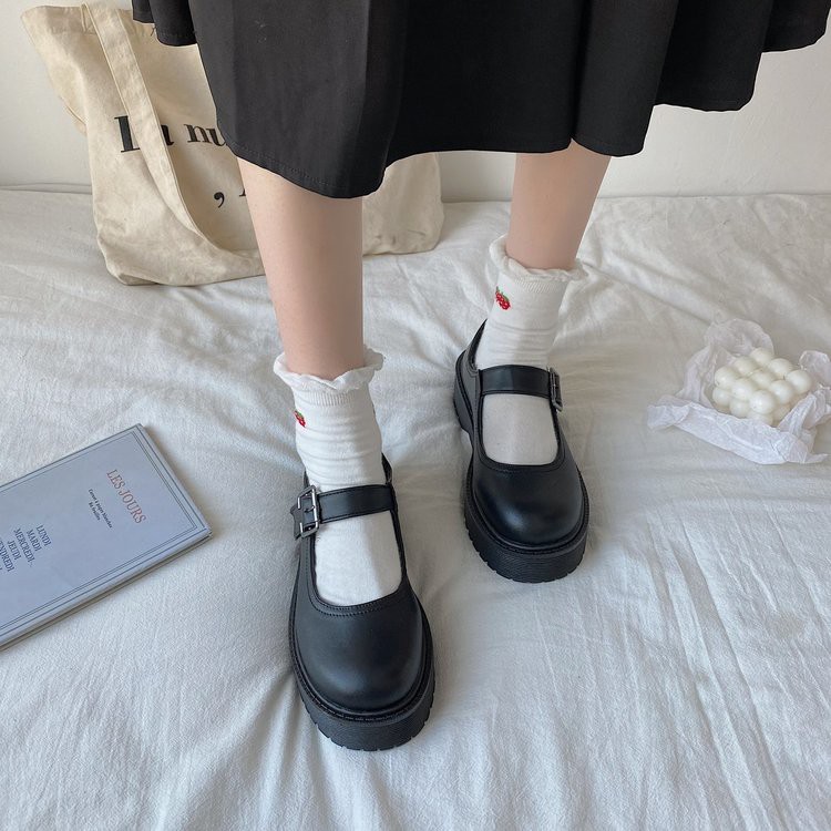 (CÓ SẴN + Video, Ảnh thật) Giày lolita vintage ulzzang Giày Oxford