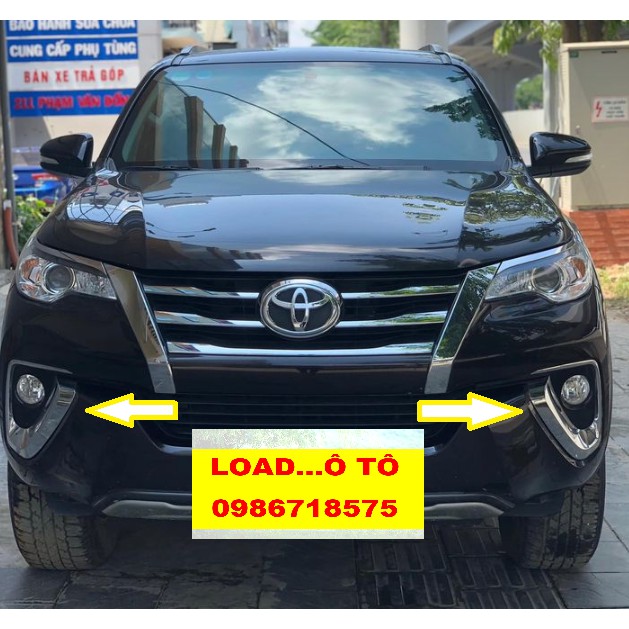 Bộ Ốp Đèn Gầm Fortuner 2017-2019,2020 Mạ Crom Cao Cấp