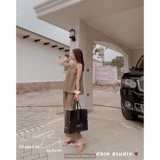 SET ĐŨI CỔ YẾM BE NÂU SIÊU HOT