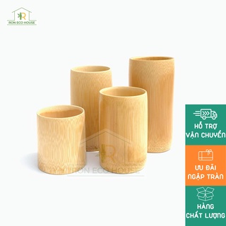 Cốc Tre Thân Thiện Môi Trường Tặng Kèm Ống Hút Tre