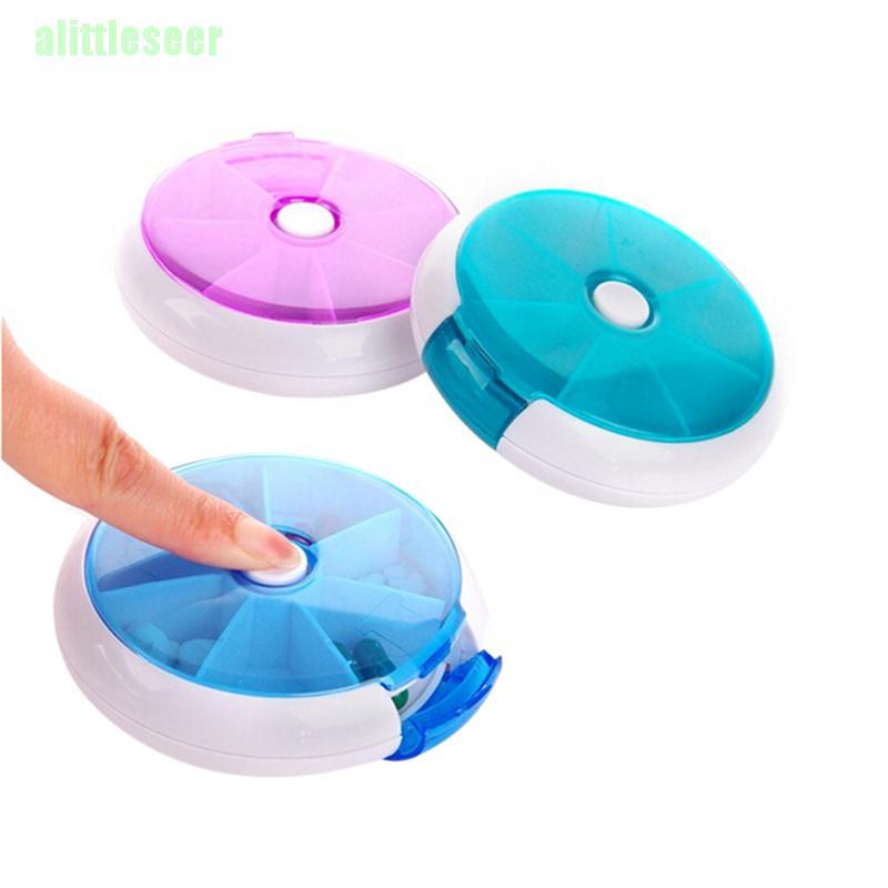 (Hàng Mới Về) Hộp Đựng Thuốc 7 Ngày Tiện Dụng Khi Đi Du Lịch
