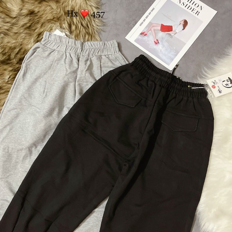 [Mã FAMARAL2 giảm 10K đơn 50K] Quần bom nỉ nắp túi sau hàng QC