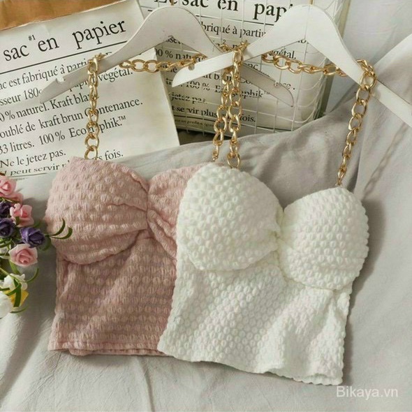 áo yếm đeo cổ xích chất xốp có mút mềm