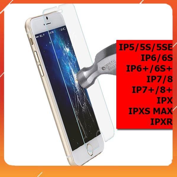 Xả kho- Kính cường lực Iphone 5/5s/6/6s/6 plus/6splus/7/8/7plus/8plus/x/xs/xsmax/xr
