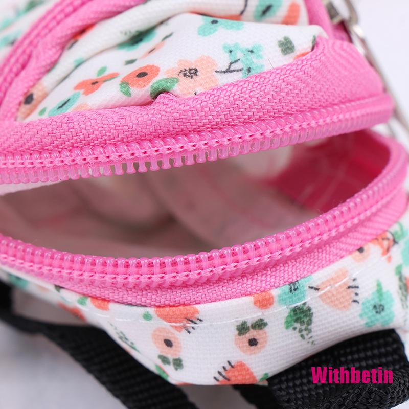 Balo Đi Học Gắn Hoa Xinh Xắn Cho Nhà Búp Bê Tỉ Lệ 1: 6 1: 12