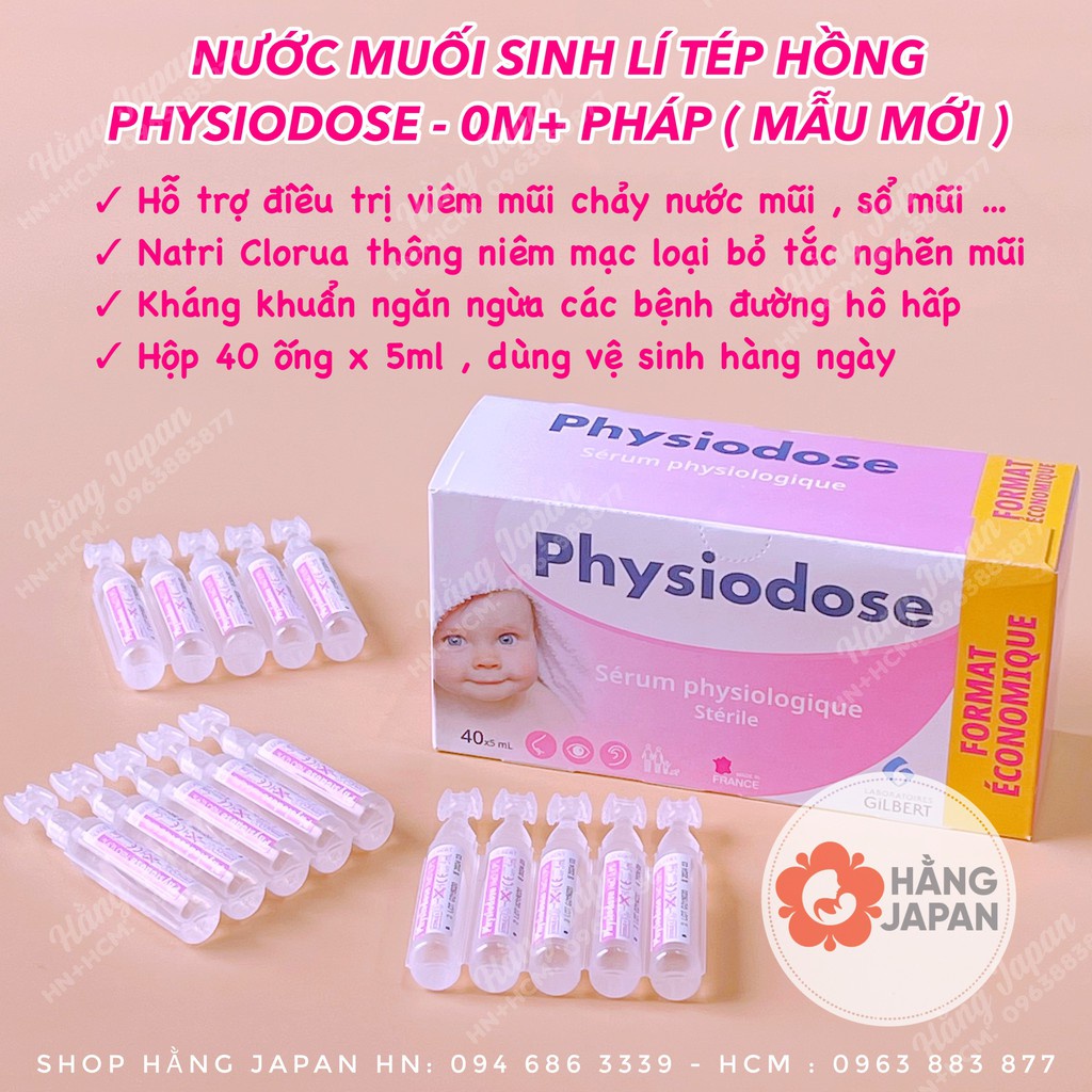 Nước muối sinh lý Pháp cho bé từ sơ sinh Gifrer Pháp