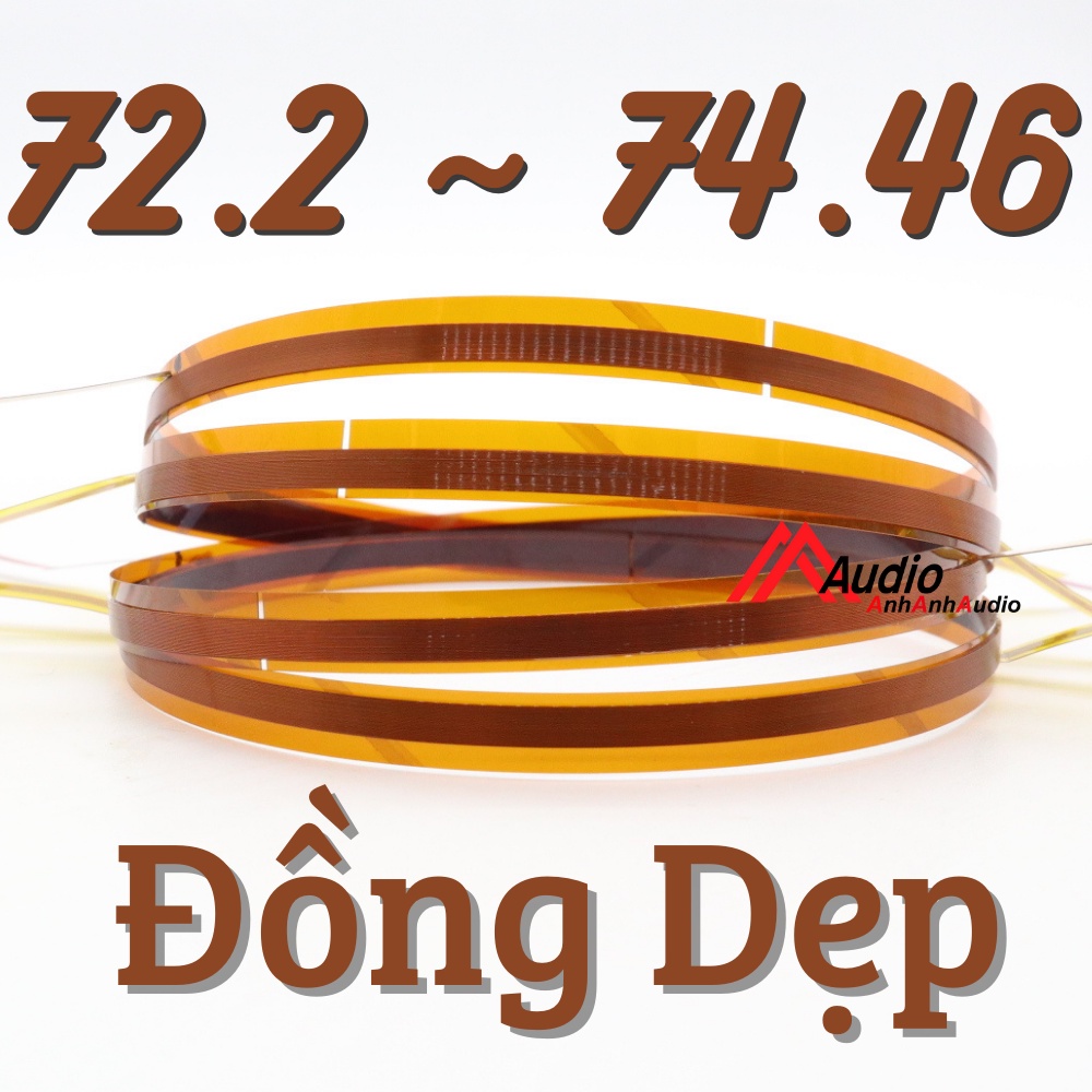 [Mã ELHACE giảm 4% đơn 300K] Coil treble 750 850 dây đồng dẹp dạng vòng , giá 01 cái