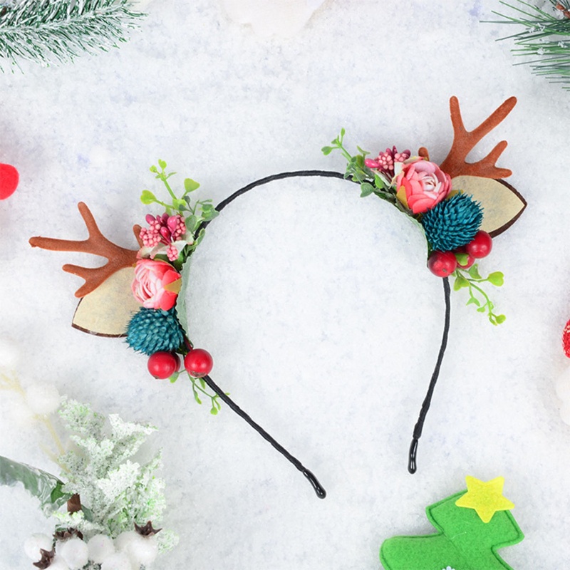 Kẹp Tóc Hình Sừng Hươu Bằng Nhựa Dễ Thương Cho Nữ