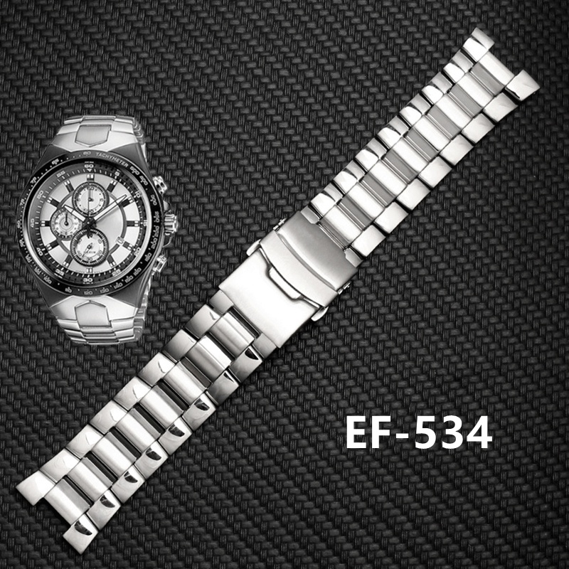 Dây Đeo Đồng Hồ Bằng Thép Không Gỉ Cho Casio Ef-500 521 527 530 533 534 535 539 544 546 554 563