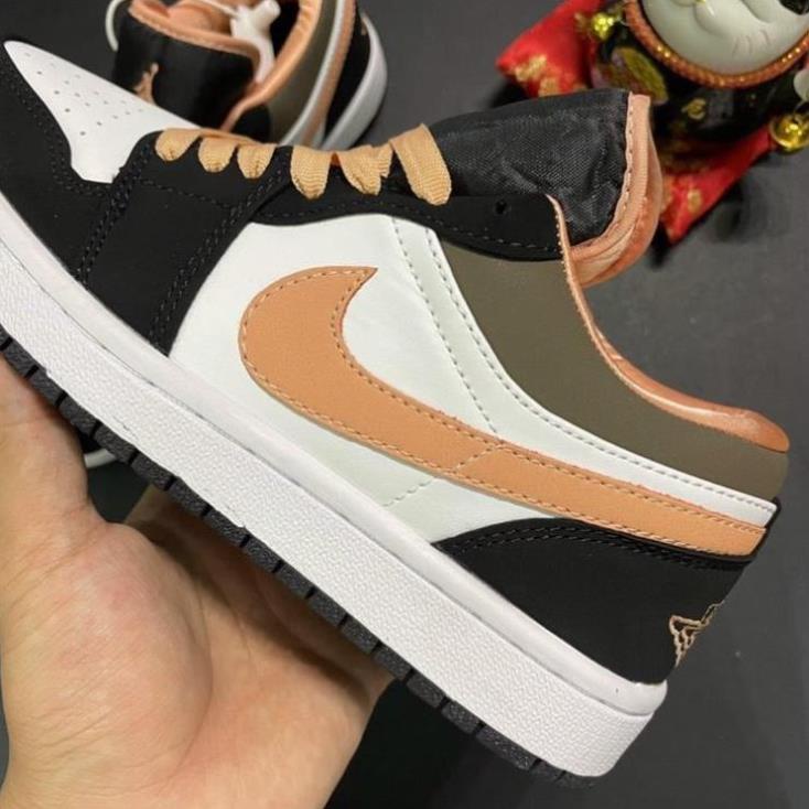 Giày sneaker Jordan cam đào cổ thấp *HOT* Jordan cam đẹp 2021 full box -FZ