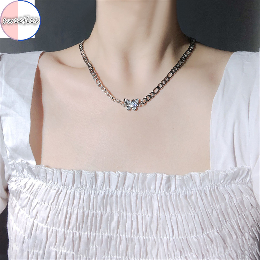 Dây Chuyền Hợp Kim Mặt Hình Bướm Xinh Xắn Cho Nữ