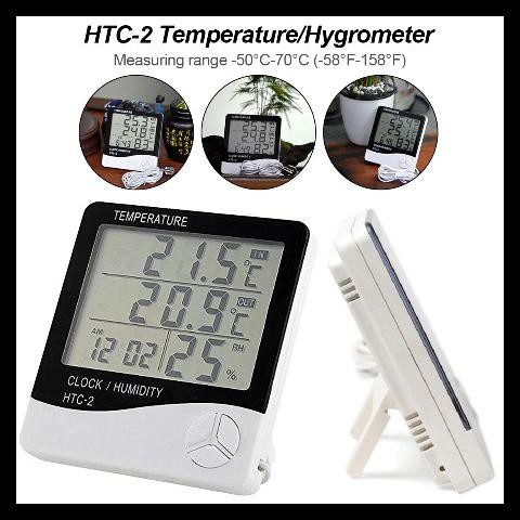 Nhiệt Kế Điện Tử Htc-2 Aki-334 Với Màn Hình Hiển Thị Lcd