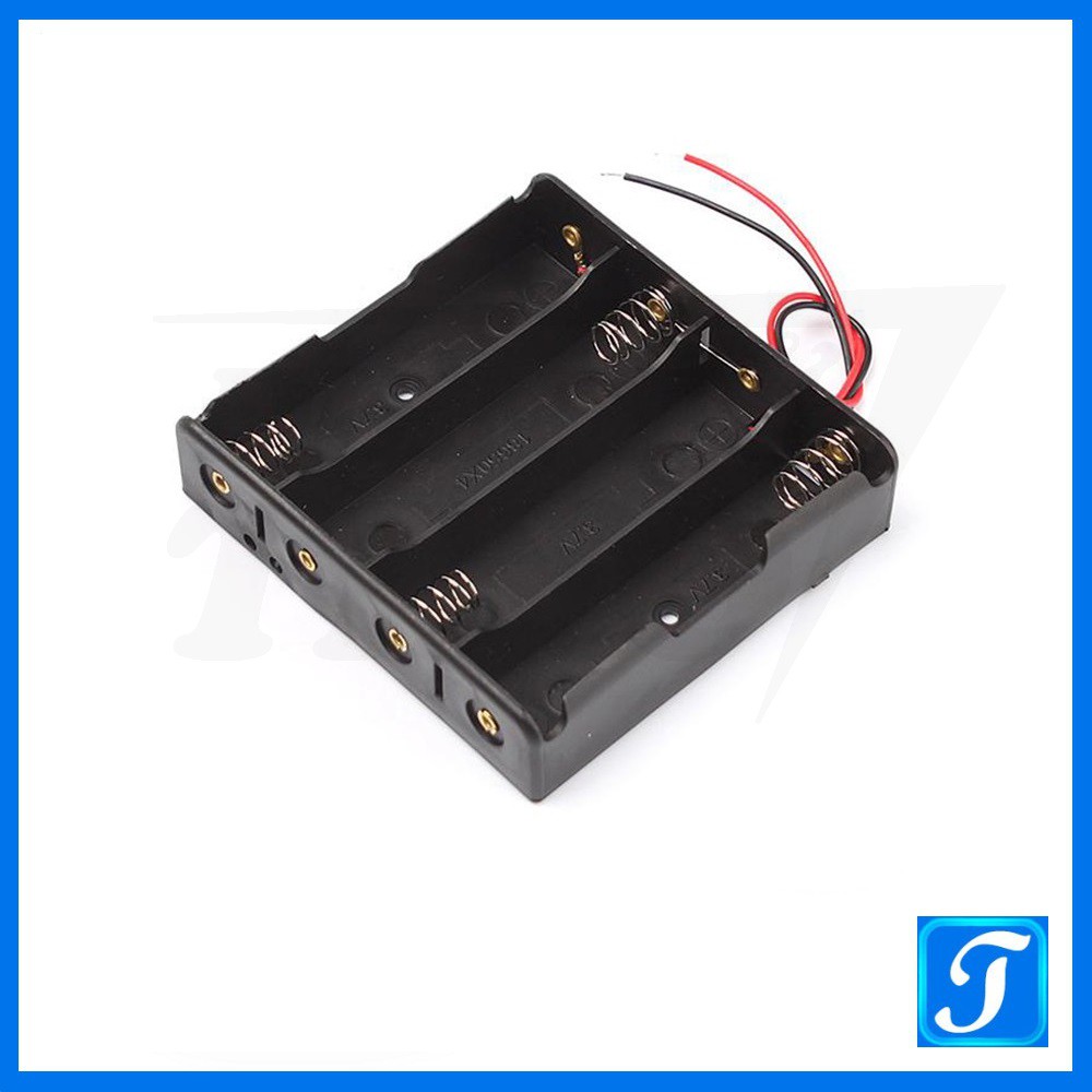 Đế Pin Sạc Li-ion 18650 Loại Nối Tiếp Đủ Cỡ 1 2 3 4 Cell Chất Liệu Nhựa ABS Dày Cứng