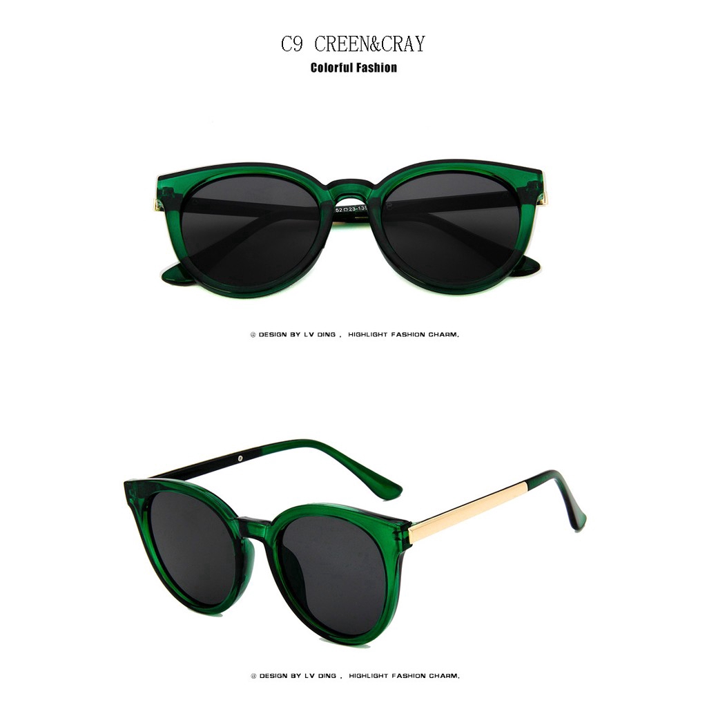 Kính Mát Mắt Mèo Tráng Gương Cho Nam Và Nữ