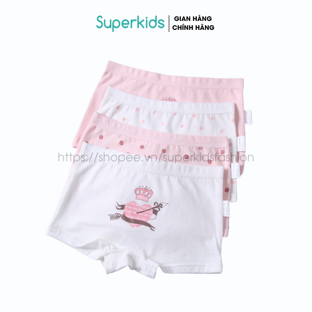 Quần chip bé gái chất vải cotton quần lót dễ thương 6-18kg QATE724