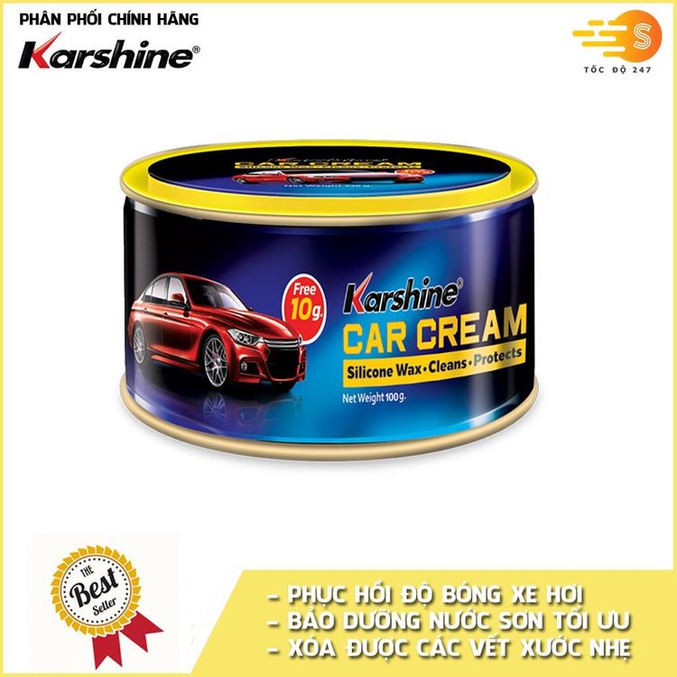 Kem Đánh Bóng, Xóa Xước Sơn Ô tô - Xe Máy Karshine Car Cream Chính Hãng Thái Lan