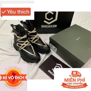 Video + ảnh thật > giày sneaker rick owens hiking