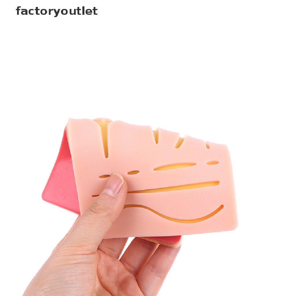 Mô hình miếng da giả silicon để thực hành luyện tập phẫu thuật