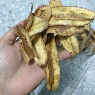 Chuối sấy lát mỏng không đường