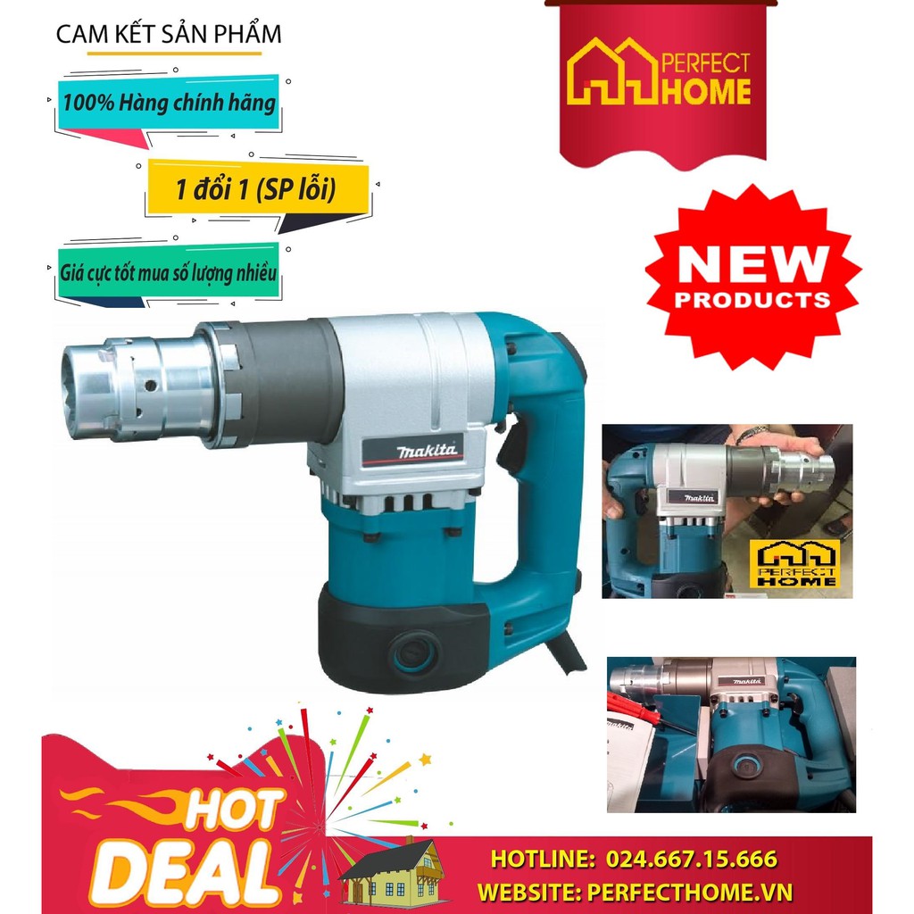 Máy Siết Cắt Bu Lông Makita 6924N - Công Suất 1050W, Kích Thước M22-M24