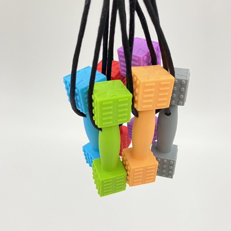 Ilicone ihew ihew ecklace for eething ihewi