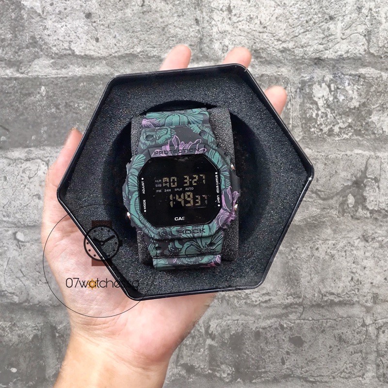 [watches.sg] G.S 5600 Vuông Dây Phối Hoạ Tiết mới HOT cho nam và nữ | BigBuy360 - bigbuy360.vn
