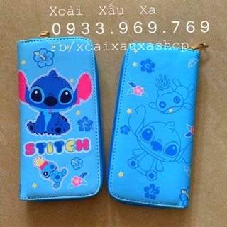 BÓP TIỀN DÀI STITCH HOẠT HÌNH SƯU TẦM DỄ THƯƠNG