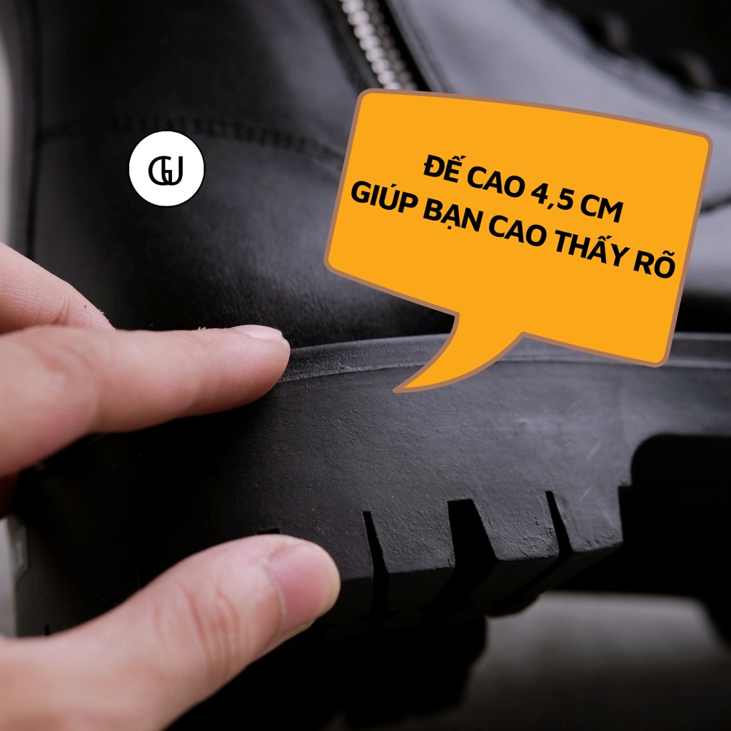 Giày Combat Boots  Da Bò Thật Loại 1 Bảo Hành 1 Năm GUF