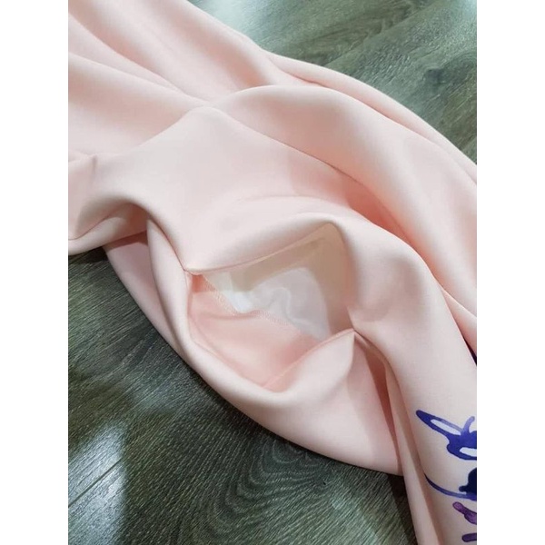 Đầm Thun 8 mảnh xòe chân hoa