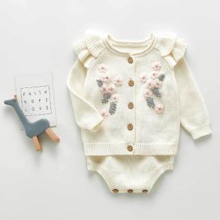  Áo Liền Quần Ngắn Hai Dây/ Áo Khoác Cardigan Xinh Xắn Cho Bé Gái