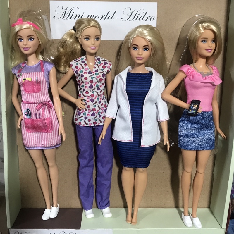 Búp bê Barbie Fashionistas da đen nghề nghiệp vintage cổ điển chính hãng mã S63