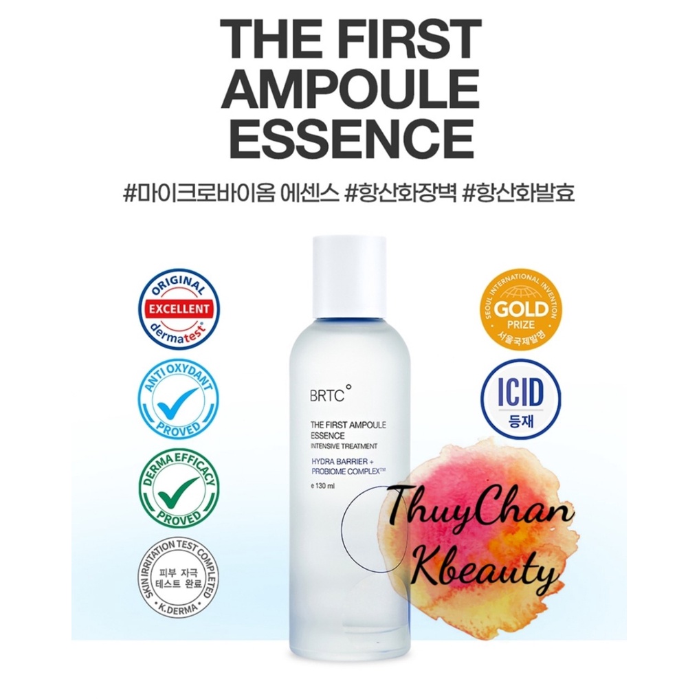 MS15 (#BRTC) Nước thần dưỡng trắng da BRTC The Fist Ampoule Essence Intensive Treatment 130ml