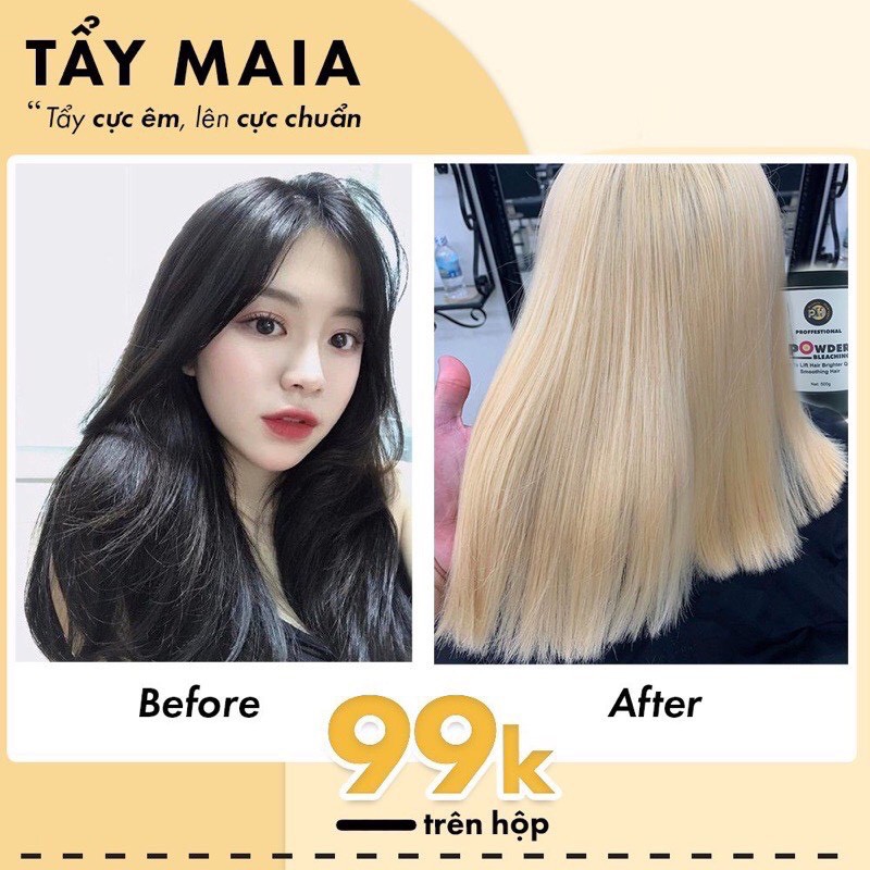 Tẩy tóc MAIA BLEACHING POWDER COLLAGEN - Tẩy cực êm, lên cực chuẩn - Chenglovehairs, Chenglovehair, Chengloveshair | BigBuy360 - bigbuy360.vn