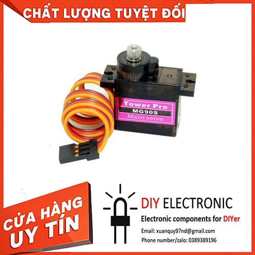 Động cơ servo SG90/MG90S/MG996R